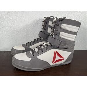 Reebok Men's Grey Boxing Boot-Buck Cross Training Shoes CN2277 - Size 11.5 EUC